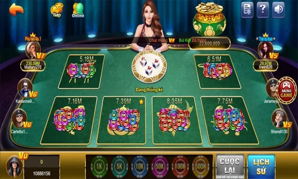 Cách chơi Bầu cua trực tuyến trên cổng game Nhatvip