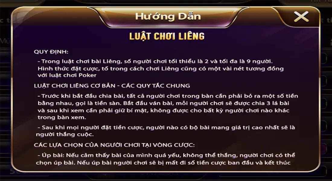 Giới thiệu game đánh bài Liêng tại cổng game uy tín Nhatvip 