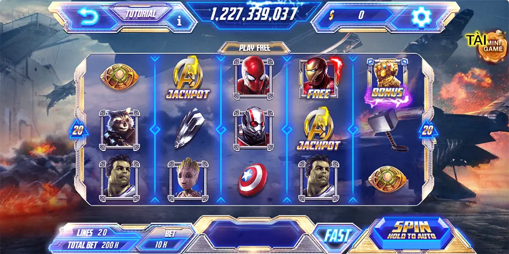 Mẹo Quay Nổ hũ Avengers của Nhatvip mới nhất 2024